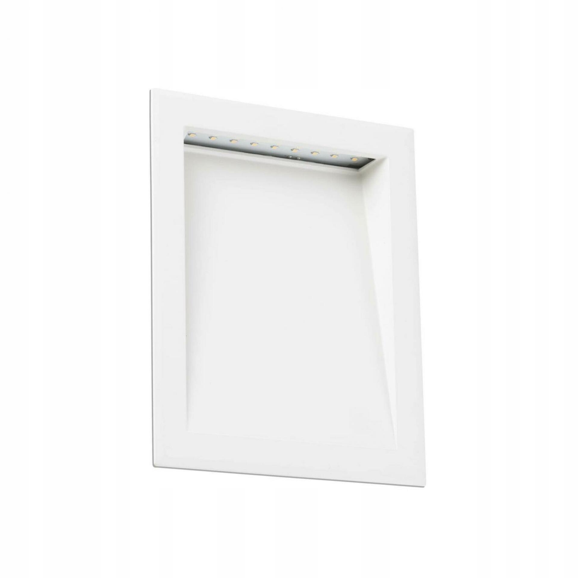 Faro Soun 193 zapustené Led svietidlo do steny, biela, IP65, 8W, 3000K
