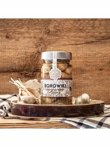 Levně Houby Borowiki marinované v nálevu 220 g Schronisko Bukowina