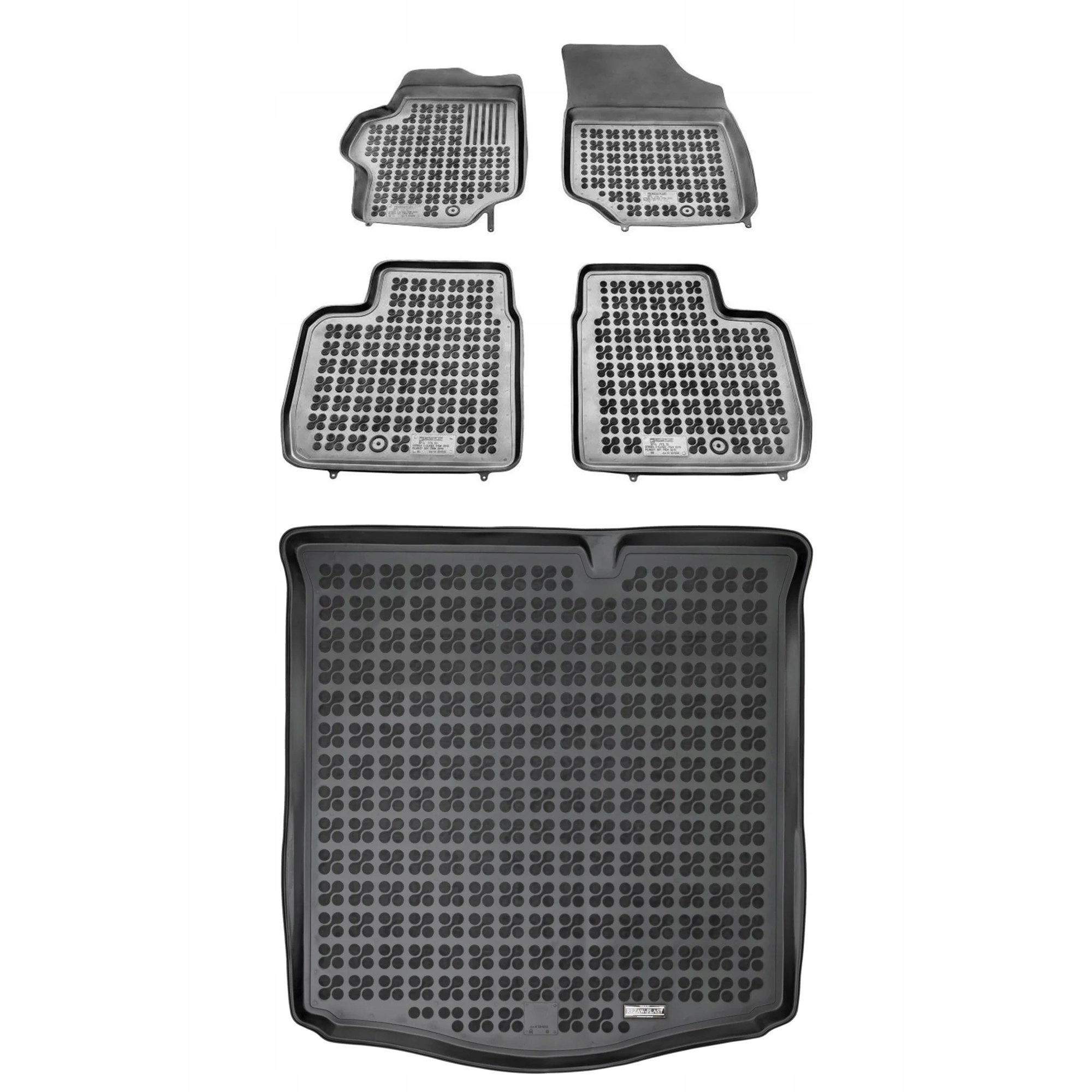 Gumová sada koberčekov a rohoží Peugeot 301 2012-2019