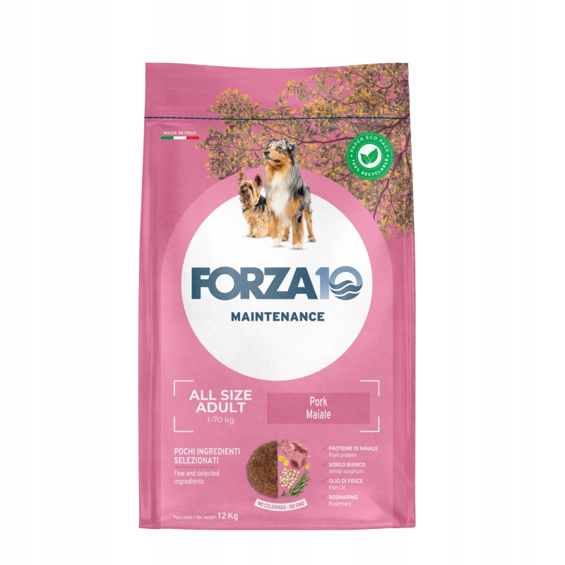 Forza10 All Breeds Adult Maintenance Vepřové maso Monoproteinové 12 kg