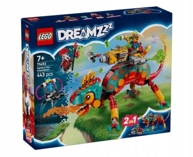 Lego 71492 DREAMZzz Ohnivý Chameleon Mateo