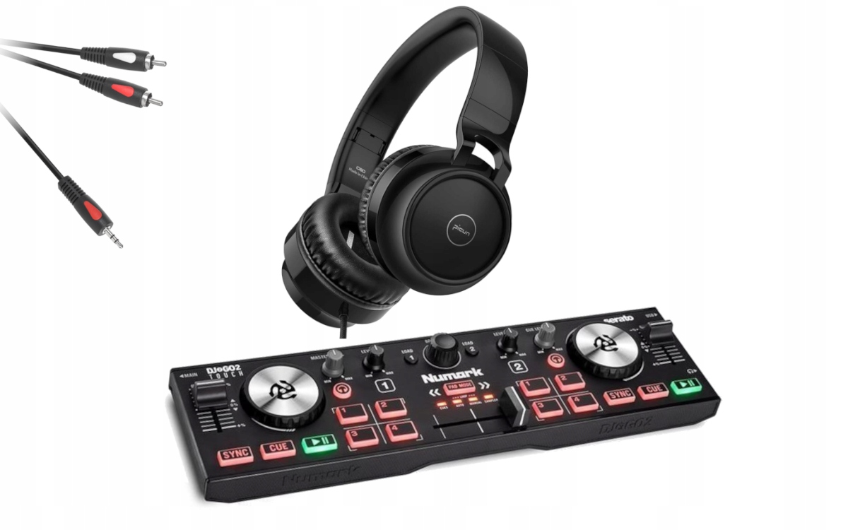 Контролер dla DJ-a Numark DJ2GO2 + słuchawki