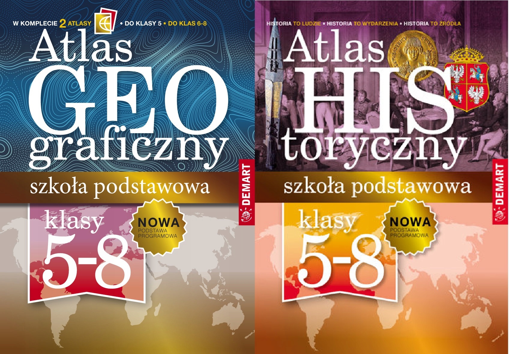 

Atlas Geograficzny 5-8 Atlas Historyczny 5-8
