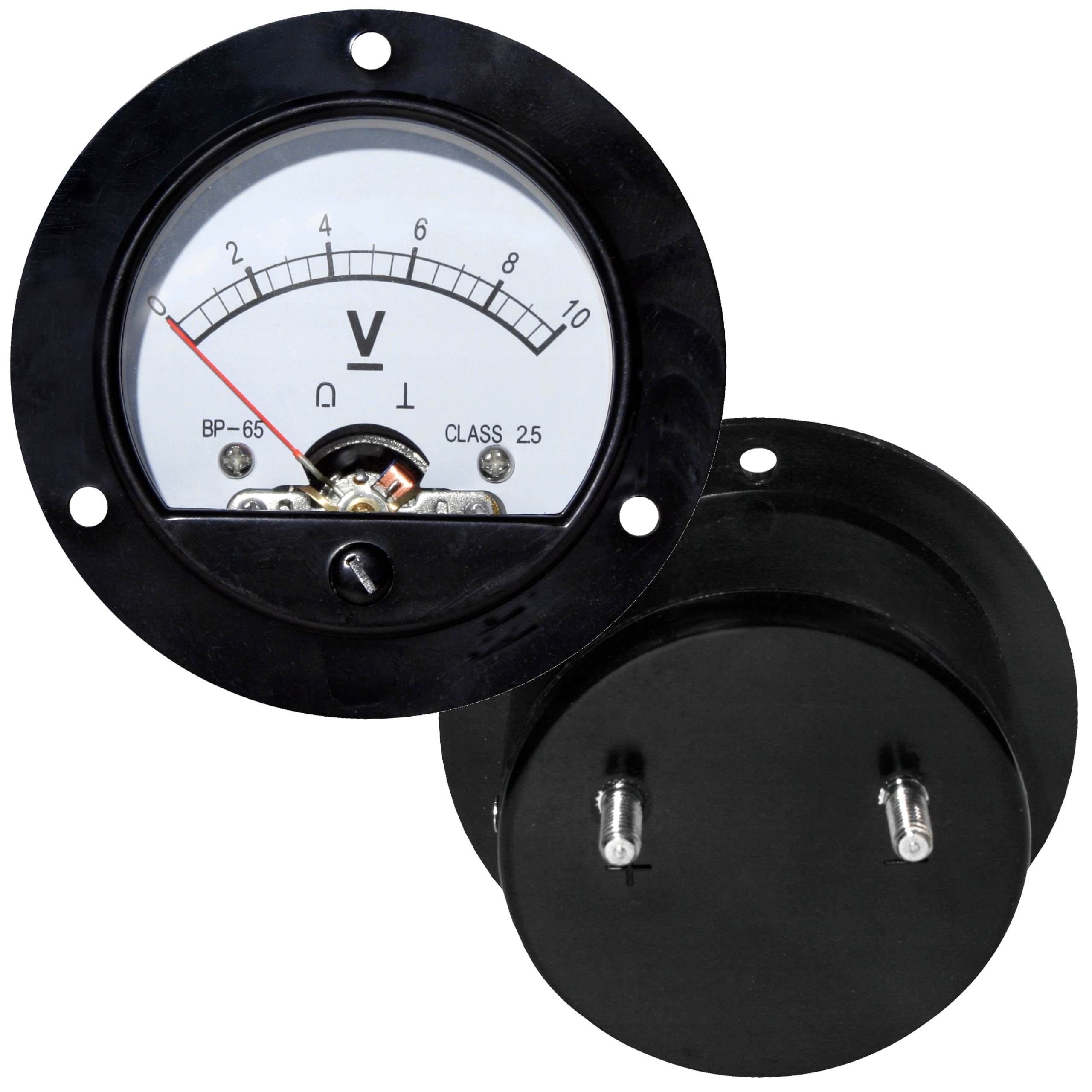 

Miernik analogowy woltomierz 10V DC okrągły
