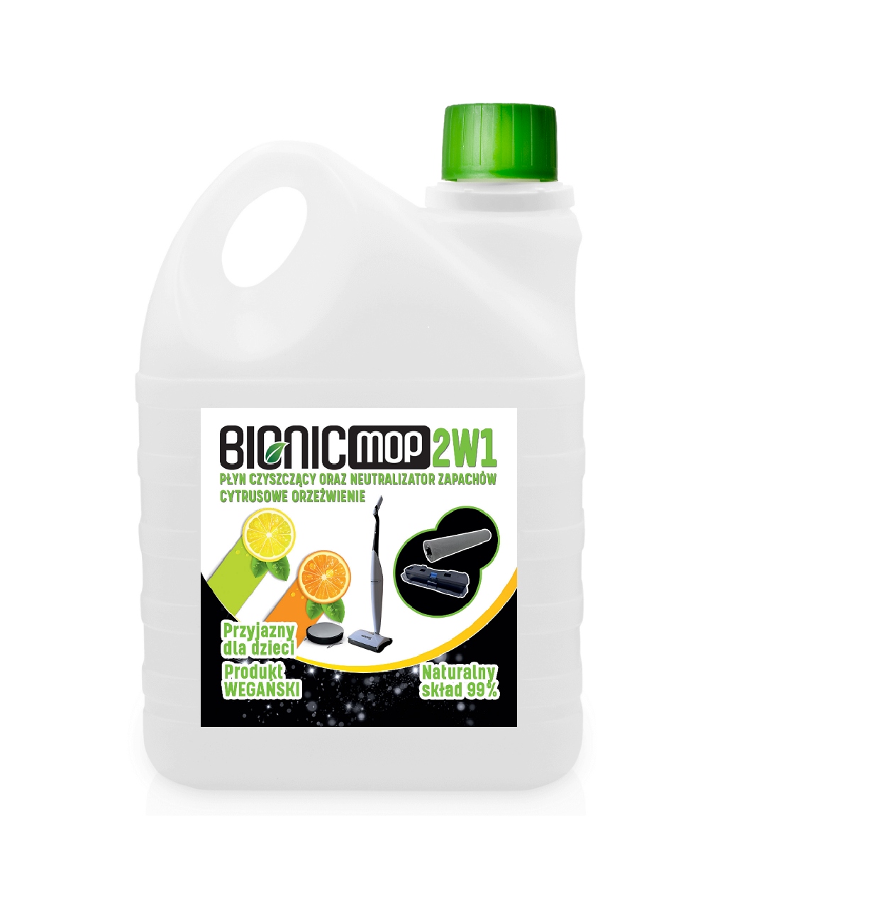 Płyn 2w1 do mopów bionicznych elektrycznych robotów czyści i usuwa zapachy