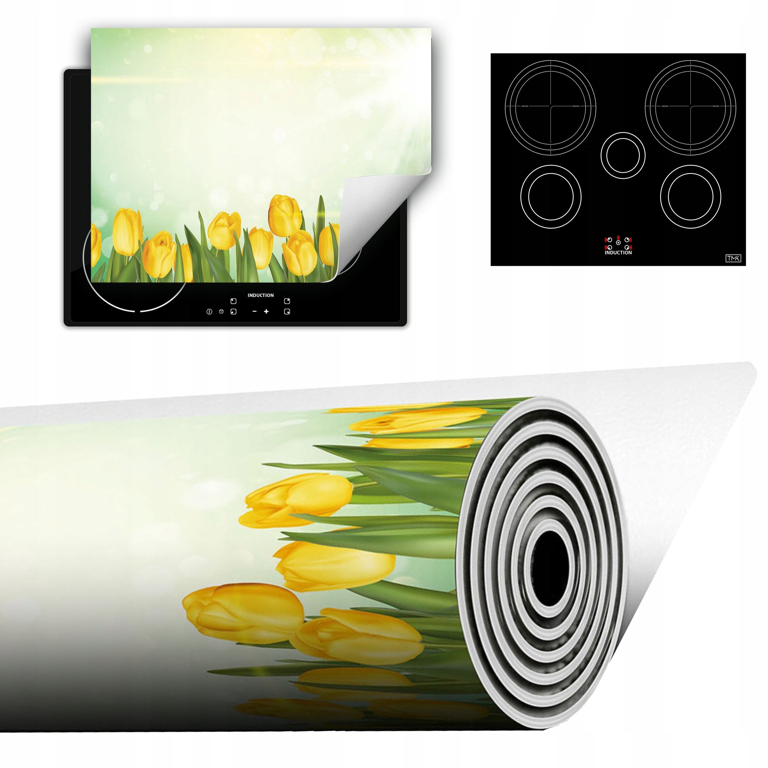 Vinylová Podložka Do Kuchyně Více Místa 70x52 tulipány