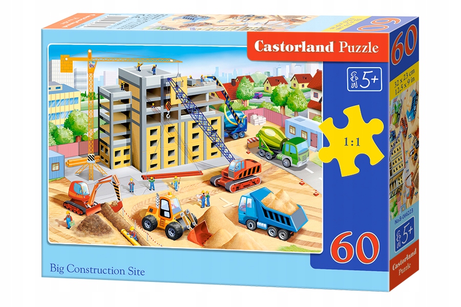 

Castor Puzzle 60 Big Construction Site Plac Budowy
