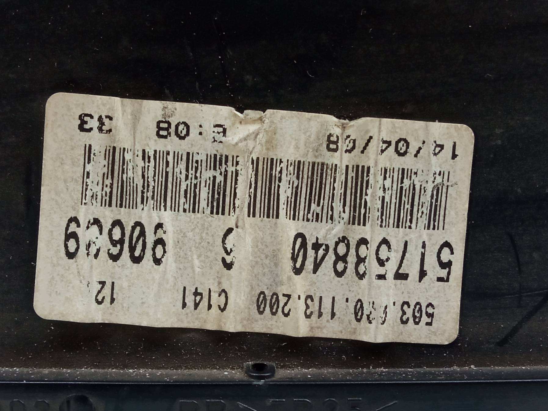 dials EU 51758840 1.6 B Fiat Doblo and (2000-2010)