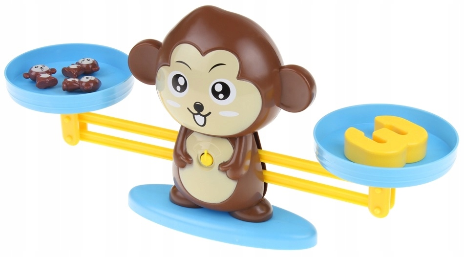 Gra Edukacyjna Szalona Waga Małpka Nauka Liczenia Bohater brak