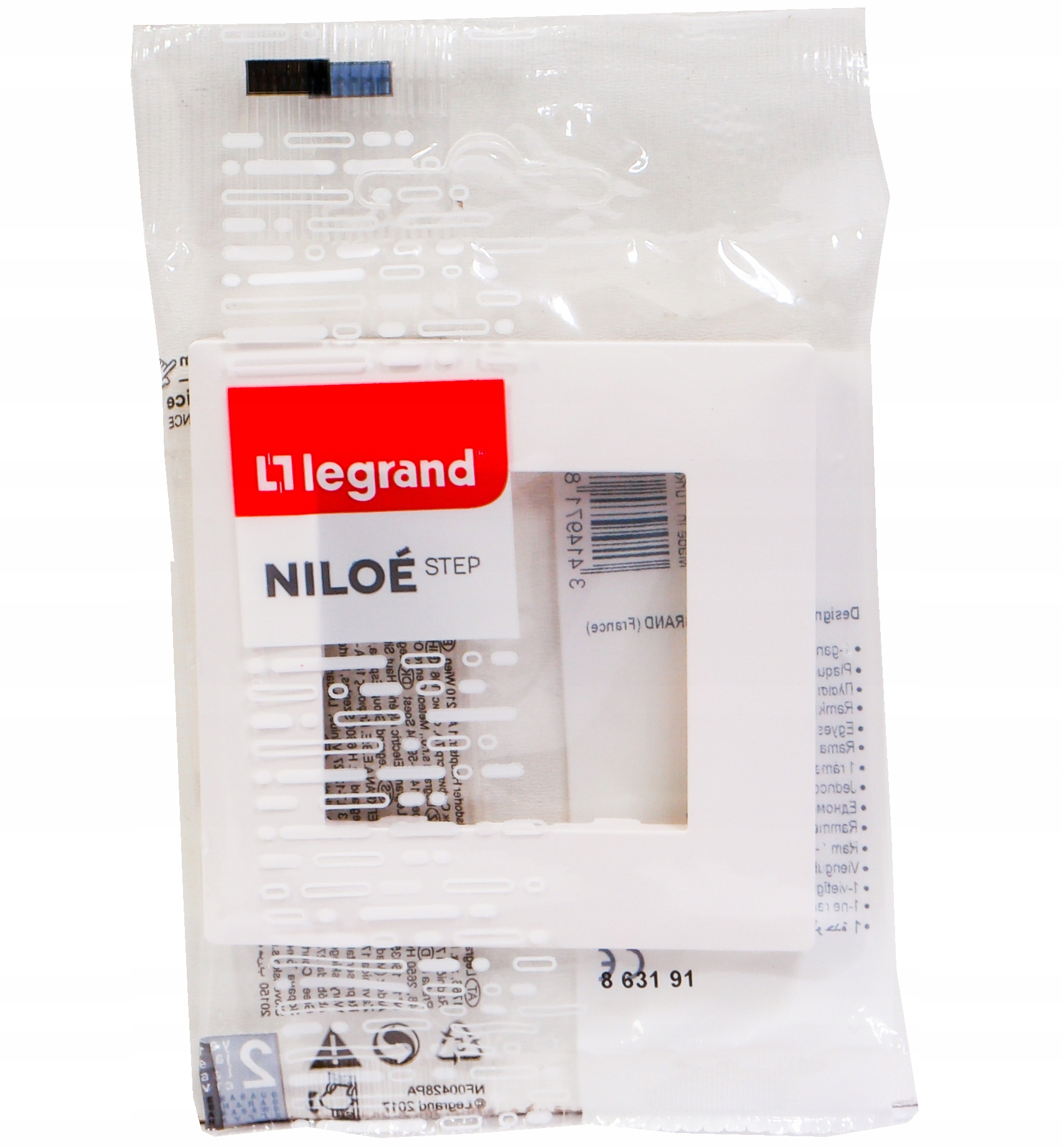 

Niloe Step ramka pojedyncze biała 863191