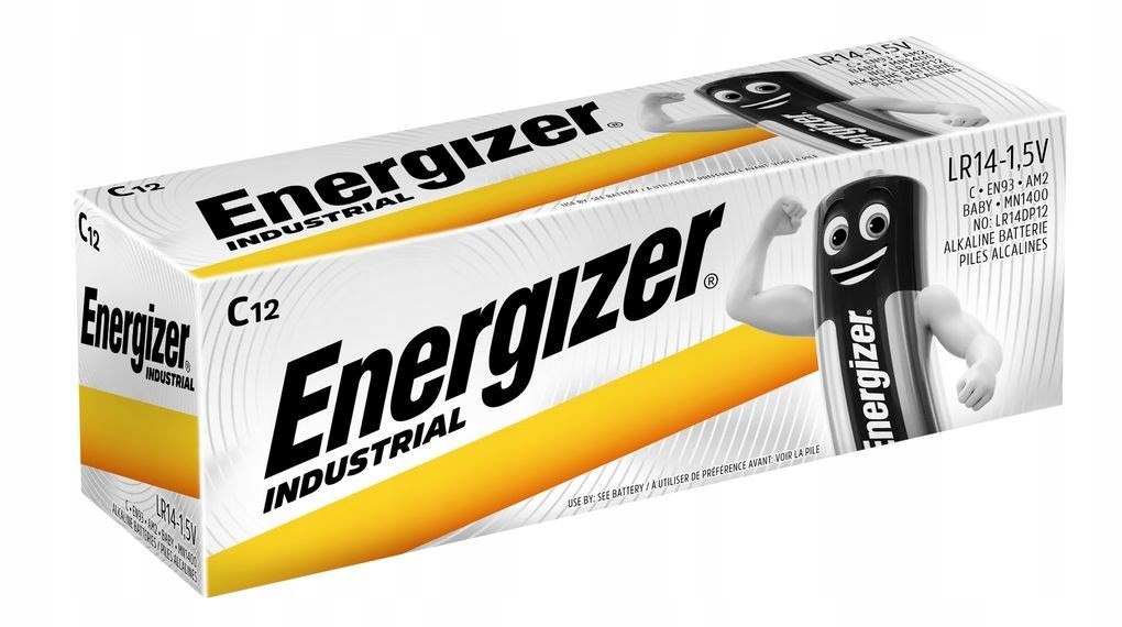 Energizer Bateria Industrial Pro LR14 C R14 1,5V 12 Sztuk