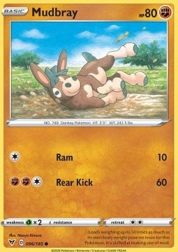 Karta Pokemon Mudbray (VIV 96)