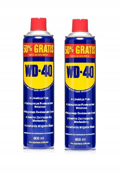 

WD-40 Preparat Wielofunkcyjny Odrdzewiacz 600 ML