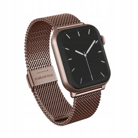 Burga Metal Mesh elegantný náramok Milánsky Apple Watch 42/44 mm zlatý