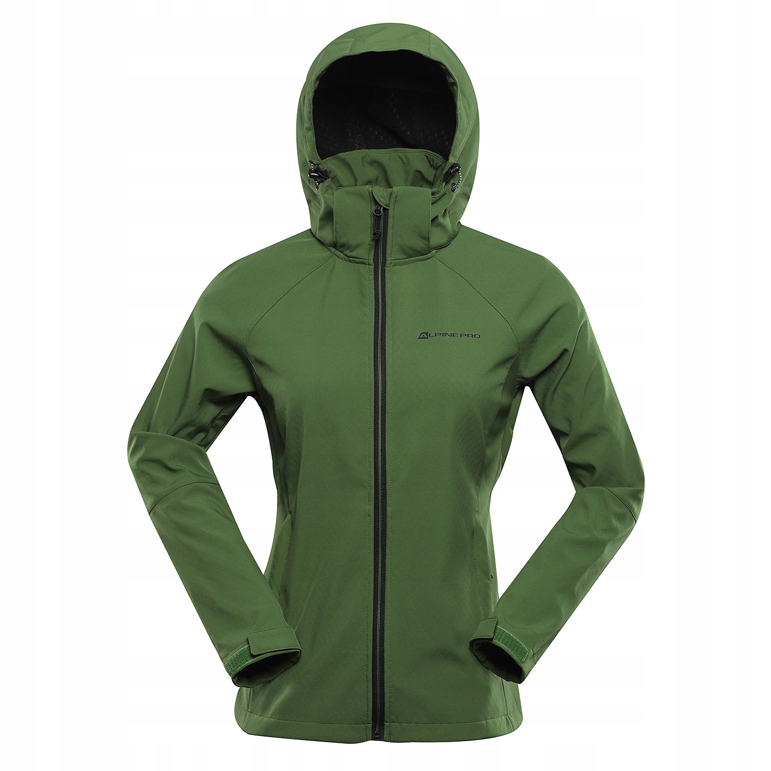 Alpine Pro Kurtka trekkingowa damska softshell 8000 Hoora zielony r.M