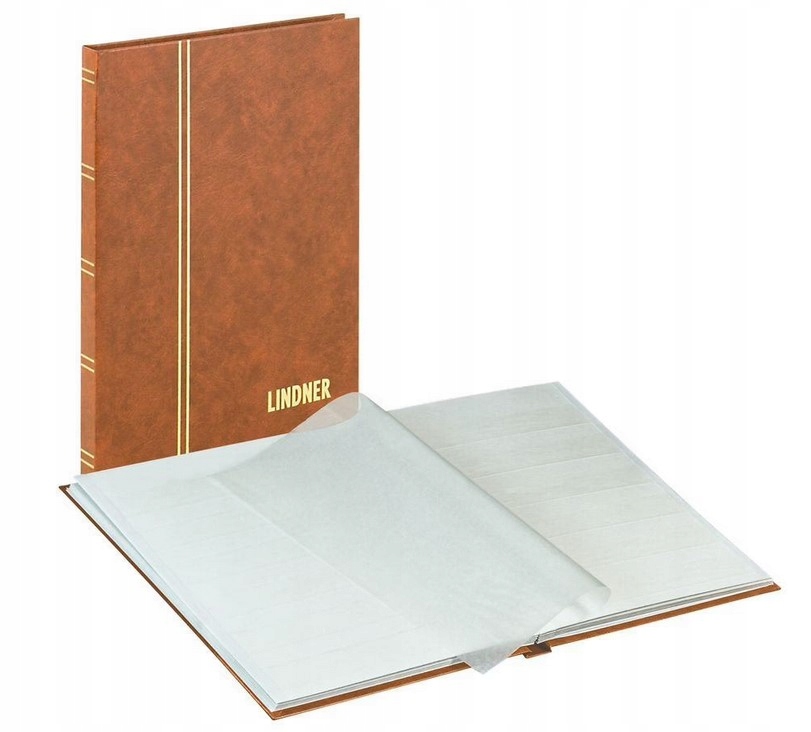 Elegantní Album Klaser Na Známky A5 16 Stran Hnědé Lindner