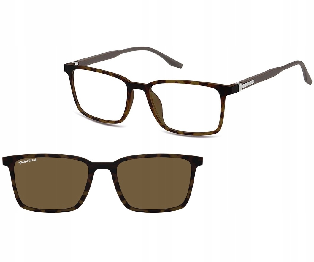 Okulary Oprawki Zerówki Clip On Nakładki Przeciwsłoneczne UV400 Polaryzacja