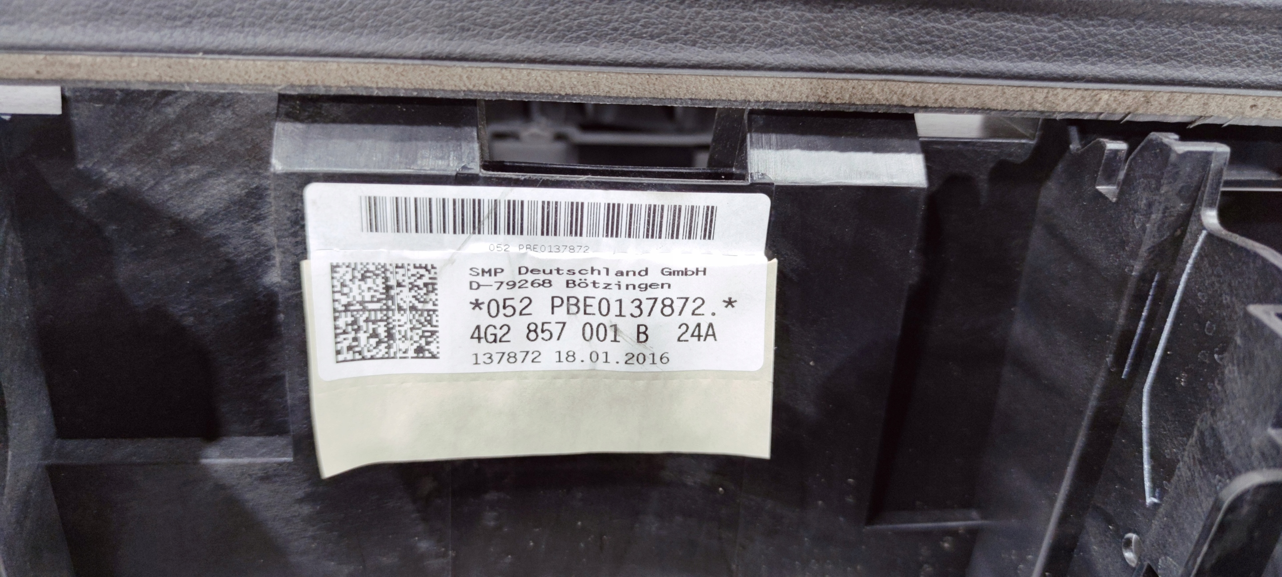 dashboard cockpit console AUDI A6 C7 A7 4G2857001B original UK
