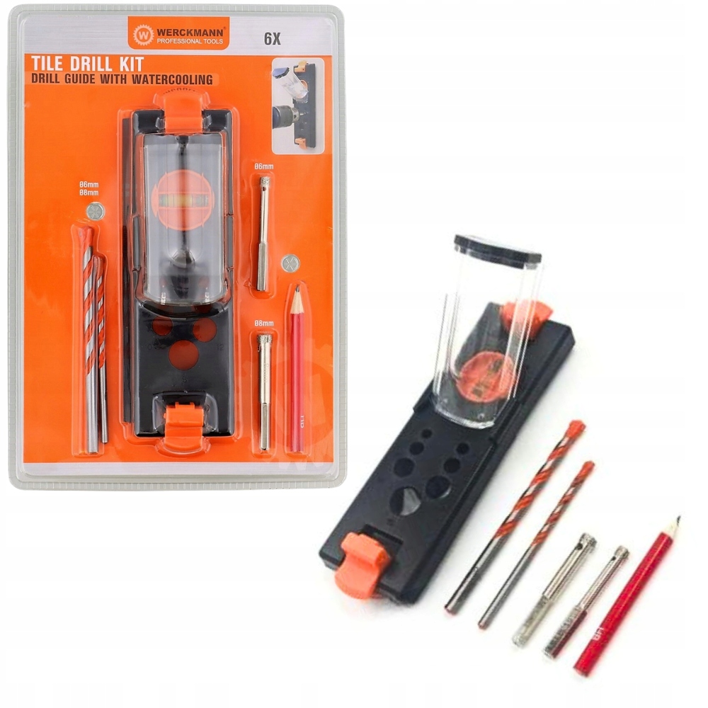 ZESTAW WIERTEŁ DO PŁYTEK WERCKMANN