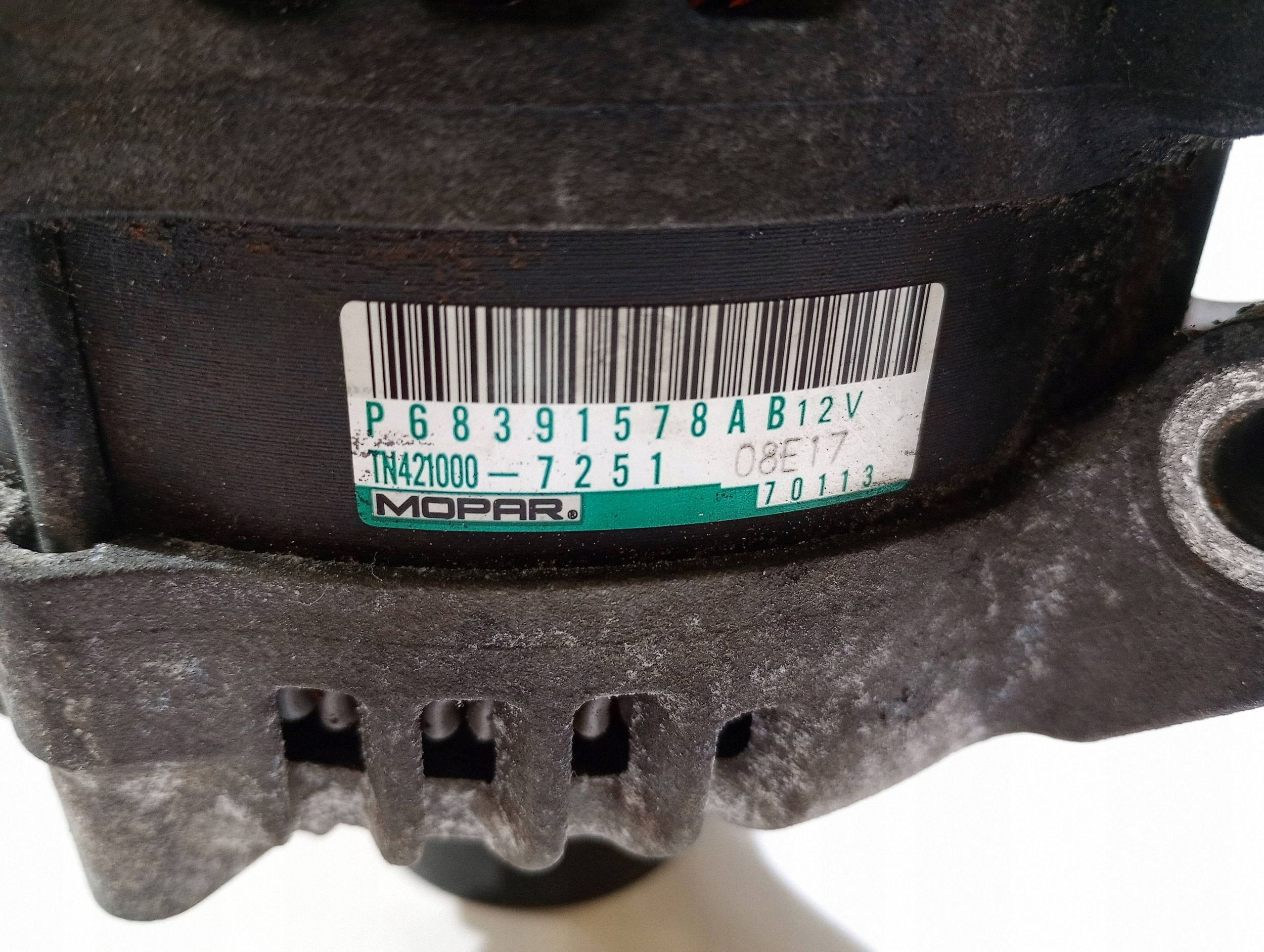 alternator Dodge Durango Jeep Grand Cherokee 3.6 v6 2021-2026