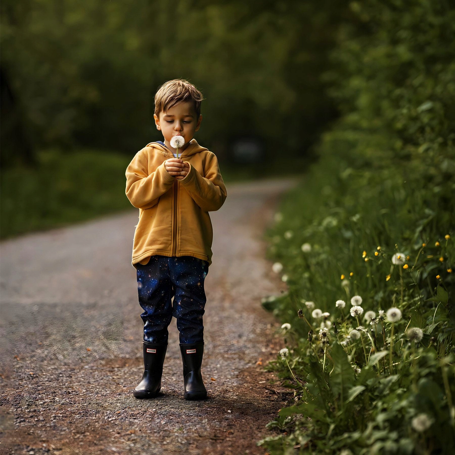 TuSzyte | Spodnie softshell Galaktyka R.104 Zapięcie brak