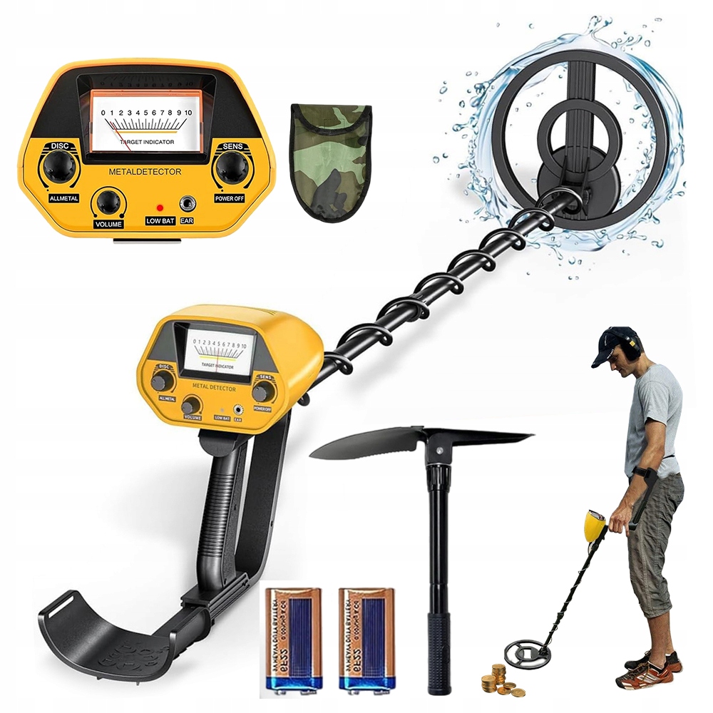 Profesionální detektor kovů MD-5090 s displejem a voděodolností