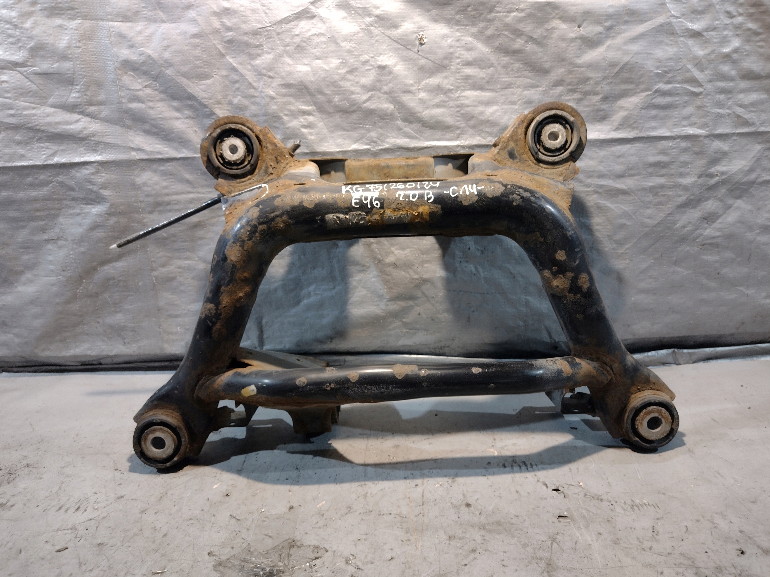 subframe axle beam rear part BMW E46 2.0B touring