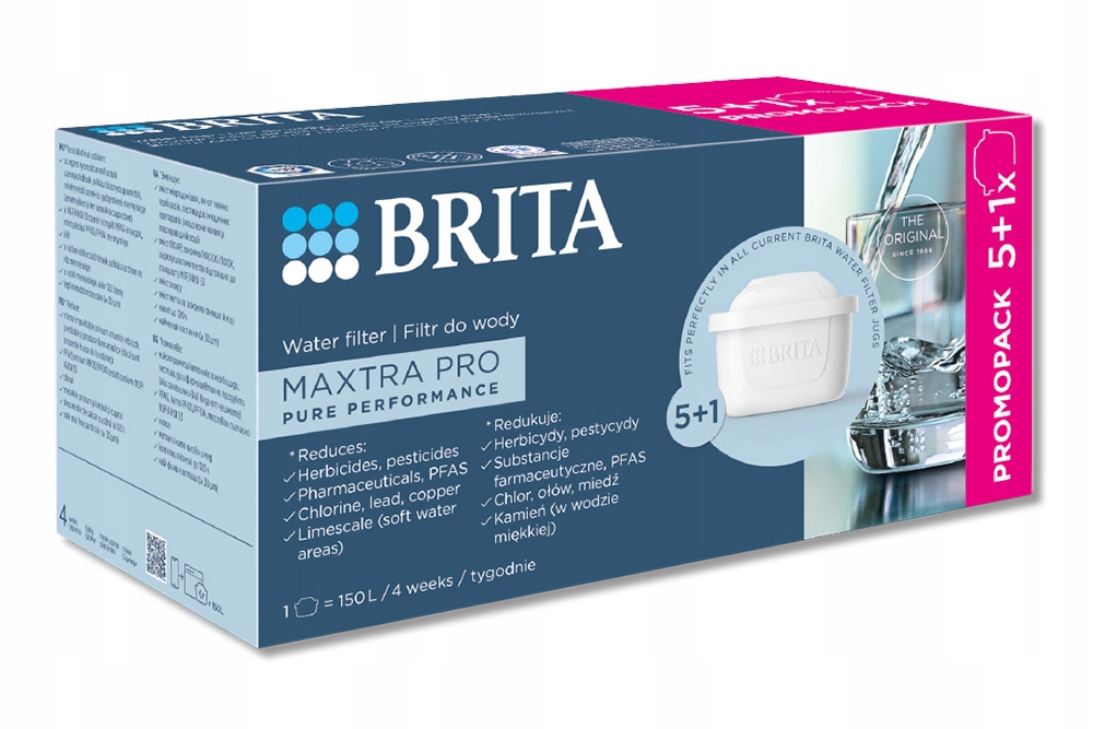 Filtr wody wkład do dzbanka Brita Maxtra Pro Pure Performance 5+1 Box