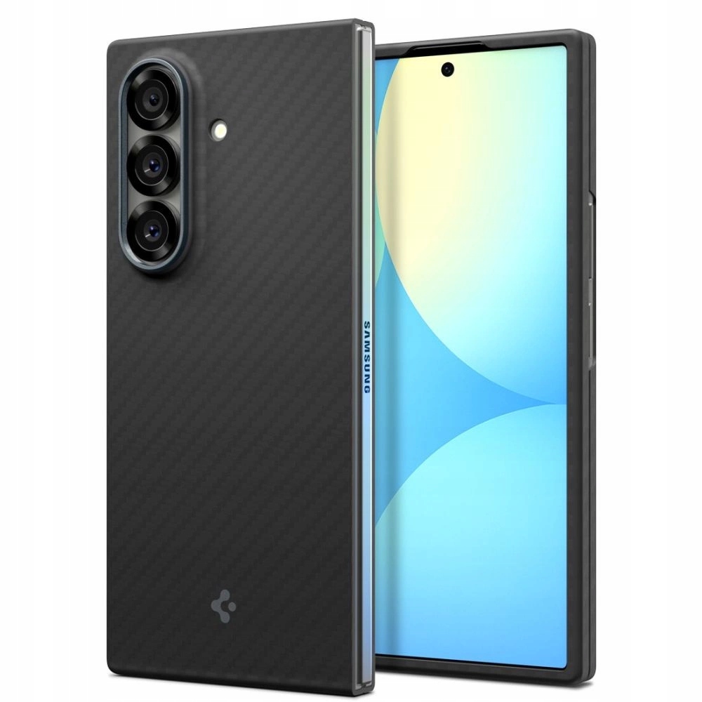 Pouzdro Spigen AirSkin Aramid pro Samsung Galaxy Z Fold 7 černé