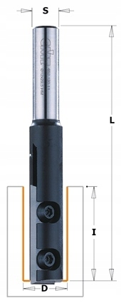 Cmt 652.122.11 Fréza Hm D=12 I=39,5 L=90 S=8