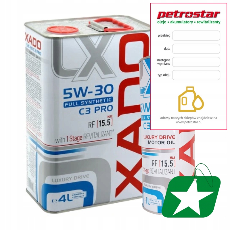 XADO LUXURY DRIVE 5W30 + 1STAGE REVITALIZANT 5L