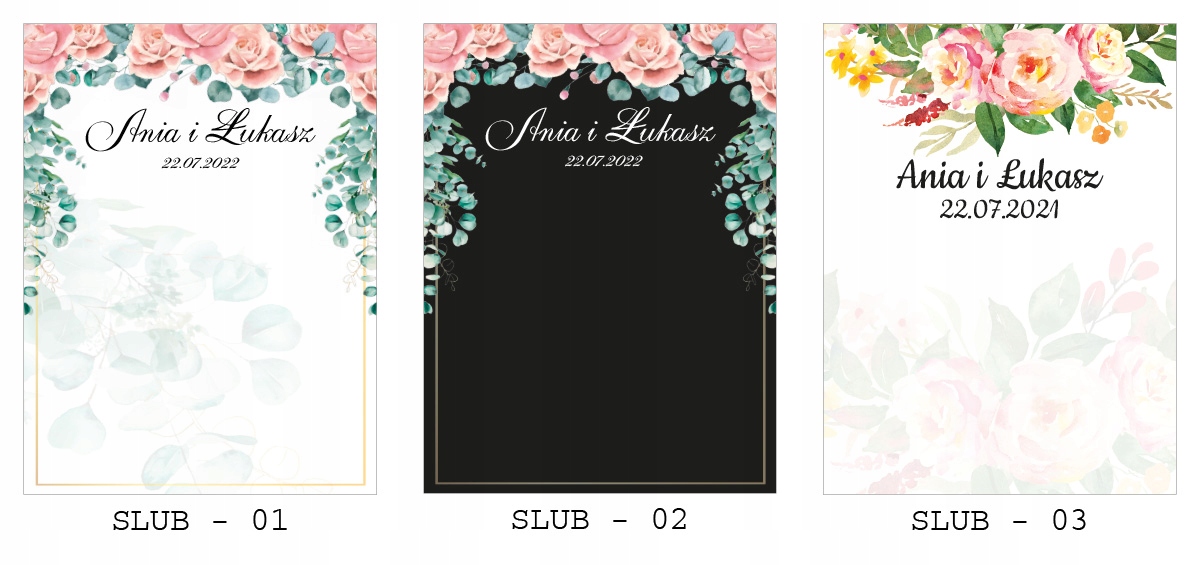 TŁO Fotograficzne ŚCIANKA do zdjęć na Ślub Wesele Producent Sonar