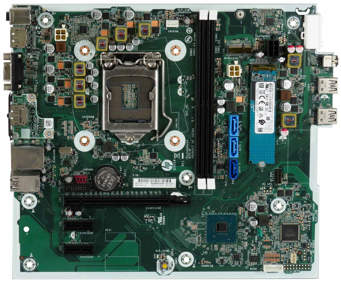 Hp L04745-001 Základní deska LGA1151, 2x DDR4, Prodesk 400 G5 Mt, L02439-001
