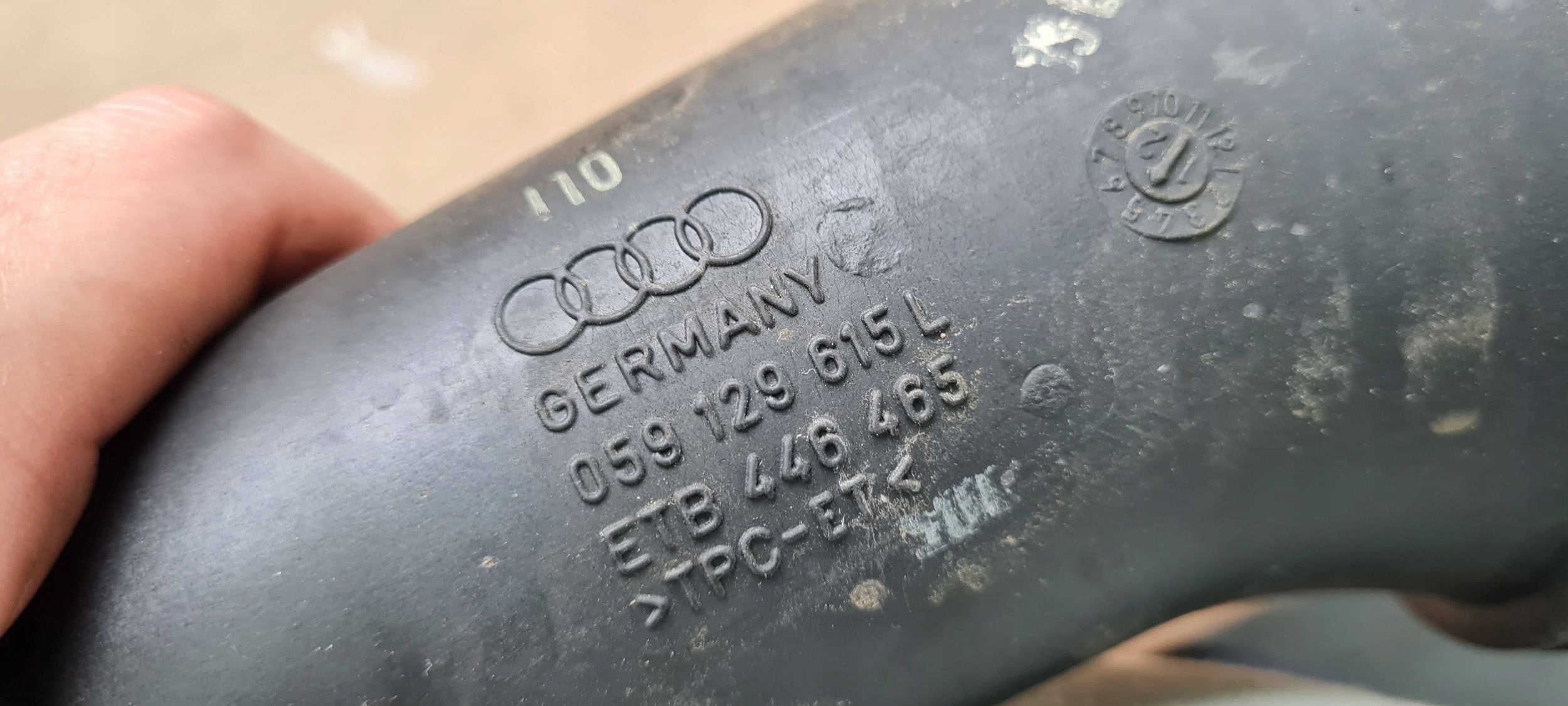 A7 4G Schlauch rohr luft 3.0 TDI 059129615L A6 C7 4G