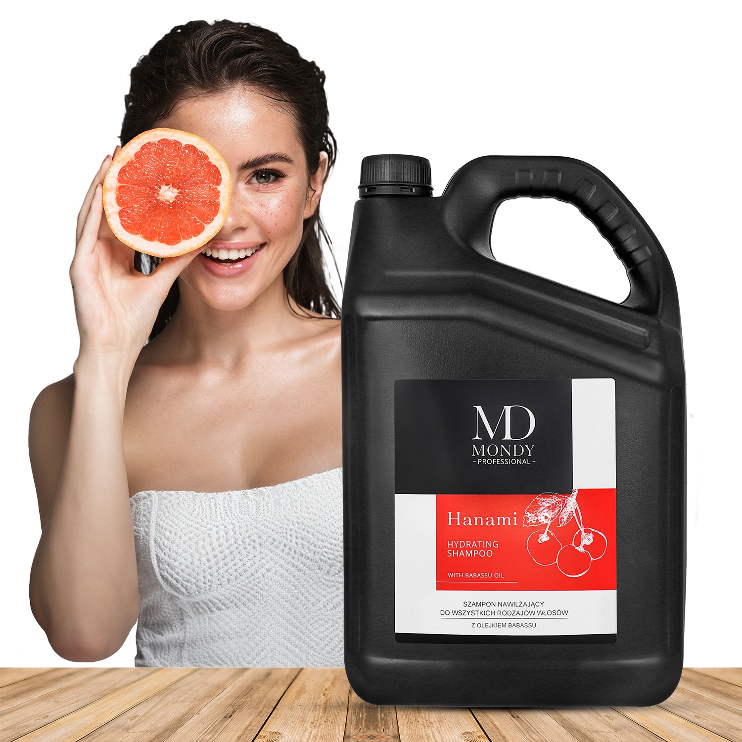 Šampon pro všechny typy vlasů Hanami 5000 ml Mondy
