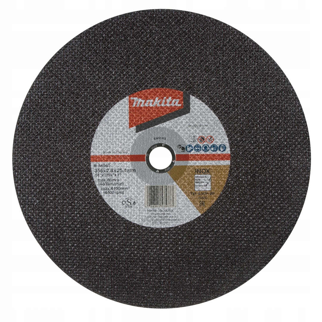 Řezací kotouč na kov Makita B-64565-5 A30P 355x2,8x25,4 mm Inox 5ks