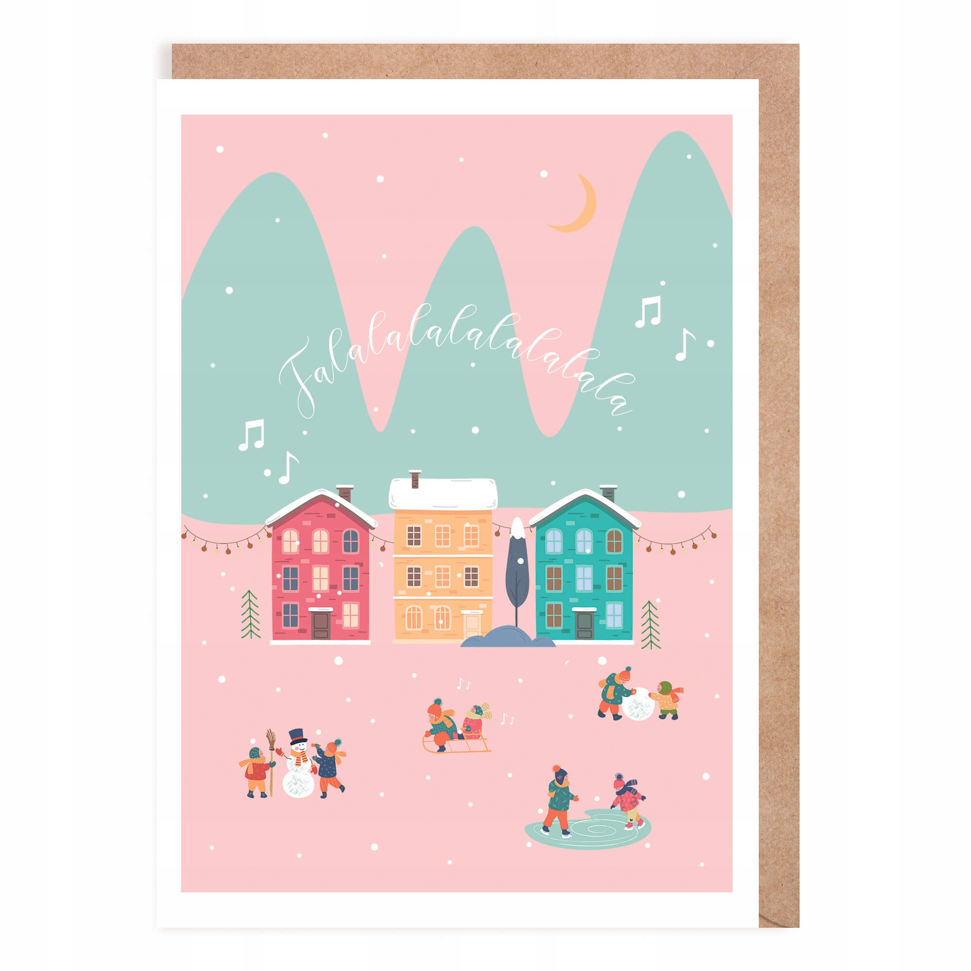 

Kartka bożonarodzeniowa Falalalala