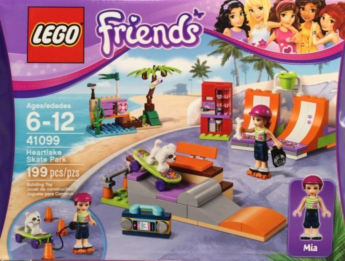 LEGO FRIENDS 41099 SKATEPARK V HEARTLAKE NOVÉ GDAŇ za