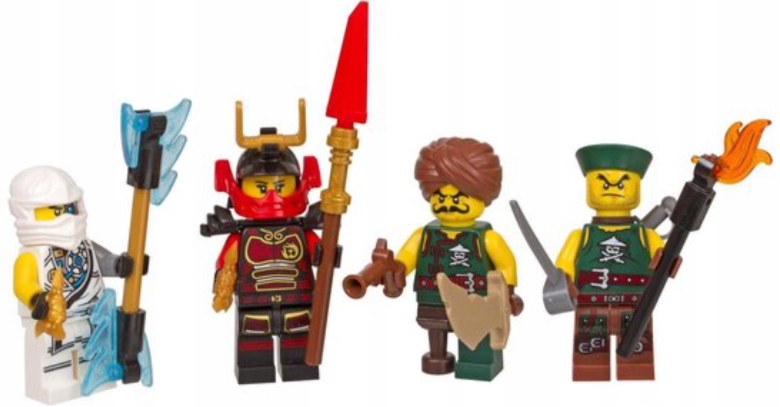 Lego 853544 Ninjago Zestaw akcesoriów Zane, Samuraj X, 2 żołnierzy