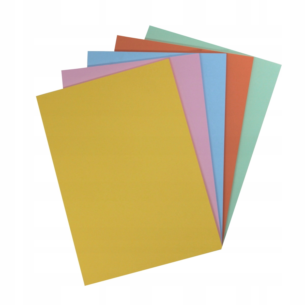 PAPIER KSERO KOLOR A4/80 5 KOLORÓW MIX PASTELOWY 100 ARKUSZY