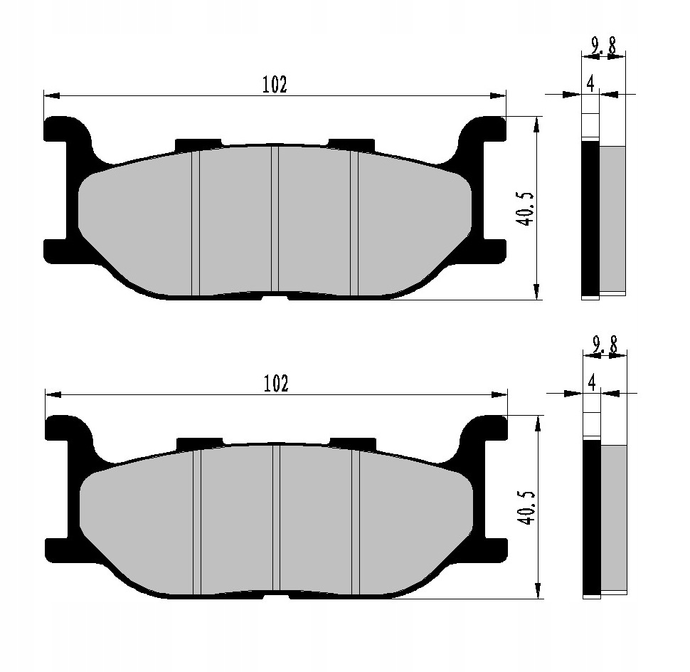 KLOCKI HAMULCOWE PRZÓD YAMAHA XVS 650 DRAG STAR FA179 Producent Nistal