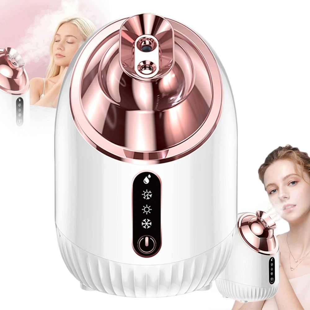 Ionový Zvlhčovač Na Obličej 240 ML Horká Studená Mlha Parní Sauna Spa 4V1