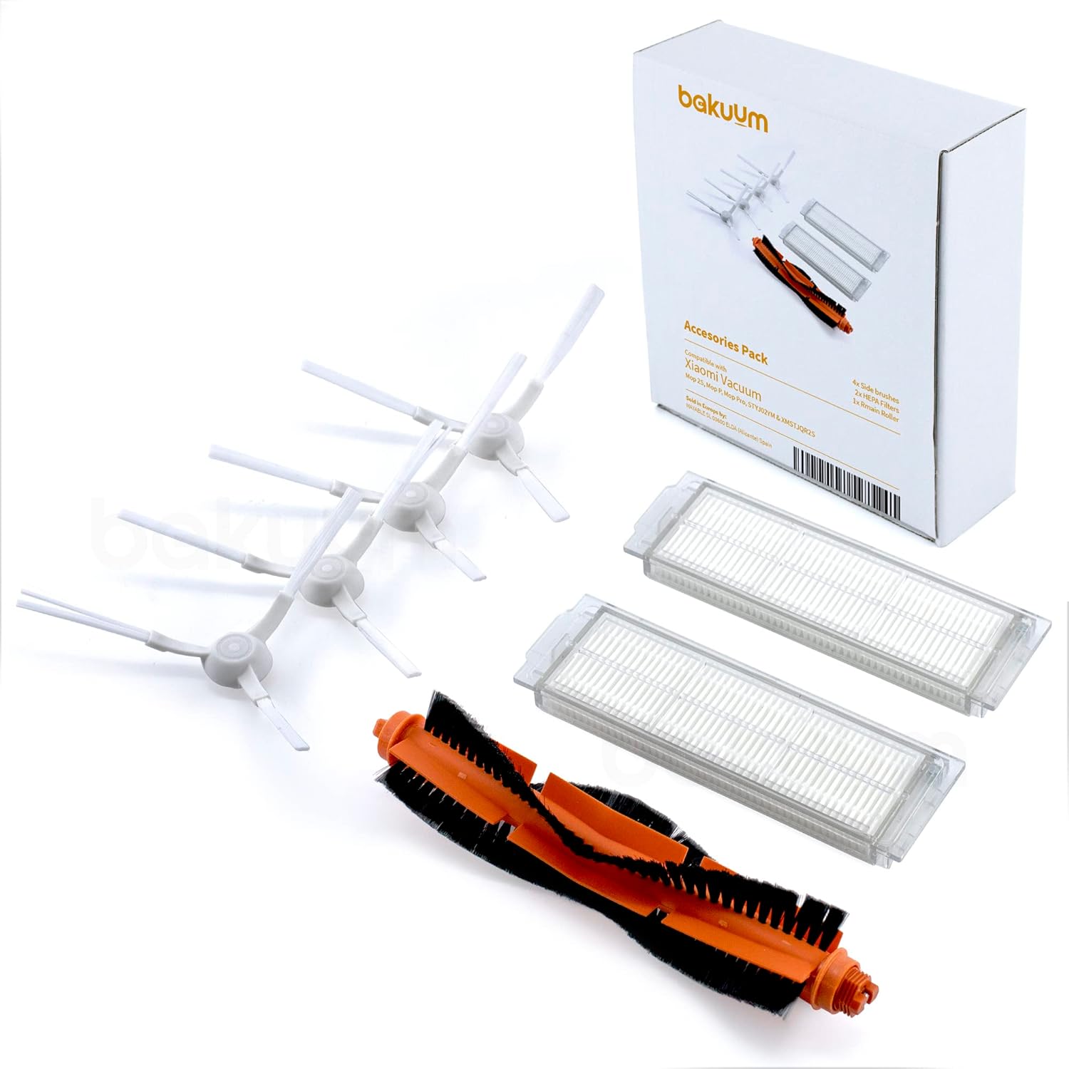 BAKUUM Silikonrolle Für Xiaomi Mop - Speziell Für Tierhaare Bei Mop 2S/Pro/P