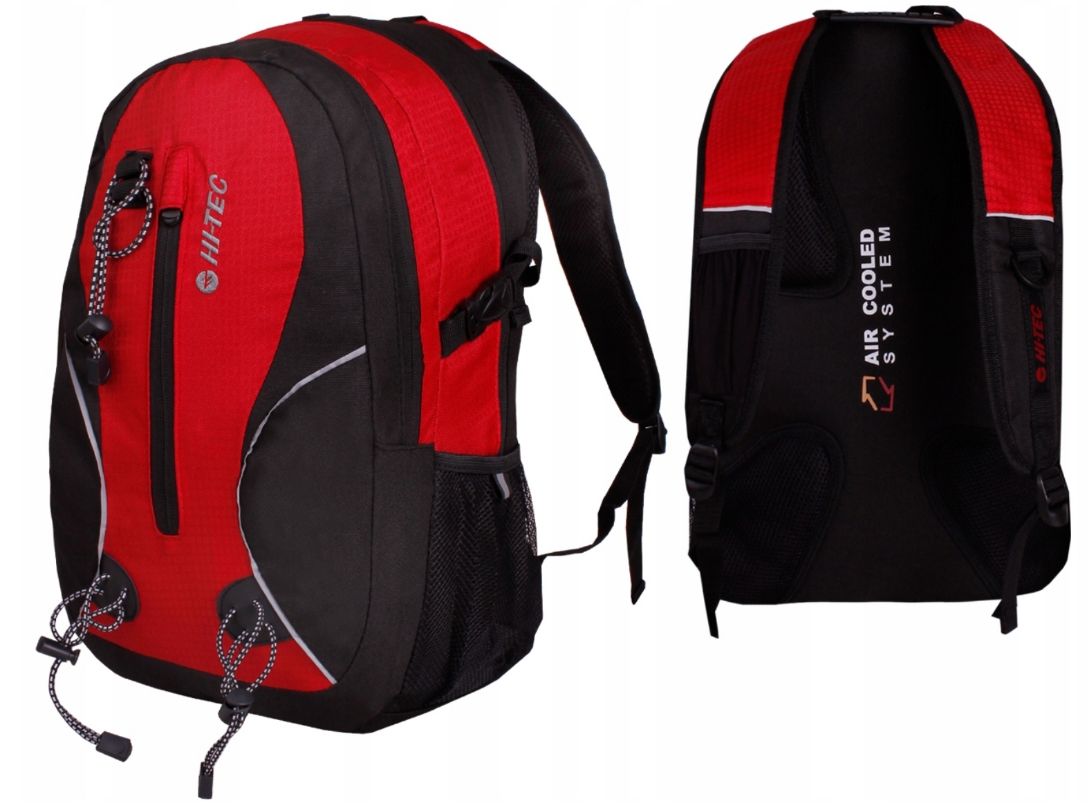 Batoh pro městský školní sport Hi-Tec Mandor 20 l červený/černý