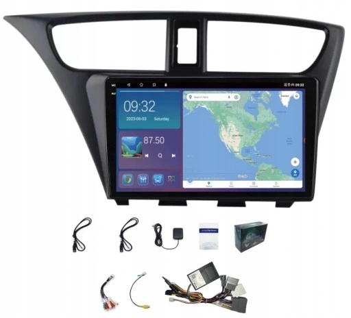 Gps Navigace Rádio Honda CIVIC 2012-2017 Carplay Android Auto 4GB 64GB