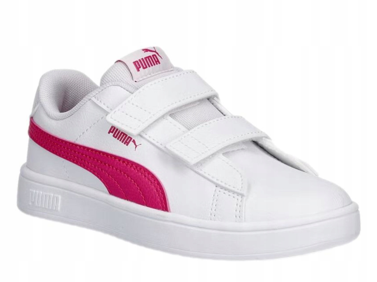 Buty Dziecięce Białe Puma Rickie Trampki Klasyczne Na Rzepy 394254 24 r. 26