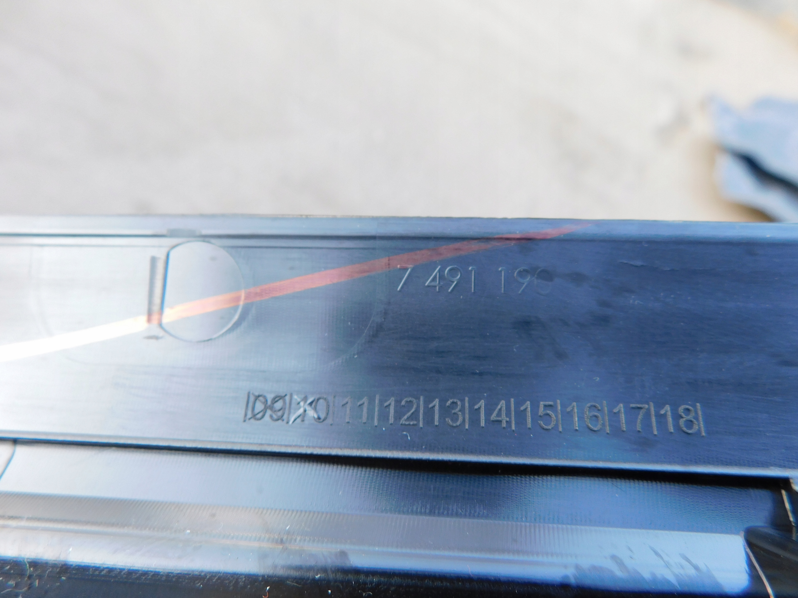 BMW G22 moulding cap of the threshold right 7491190