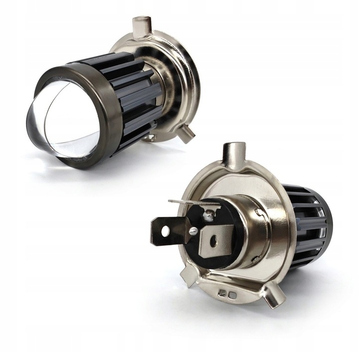 H4 żarówka Laser Led motocykl quad Białe-żółte H4 10V-85V 8000lm