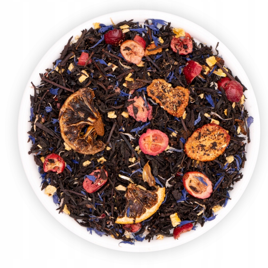 Čaj Černý Listový Ceylon Jahoda Citron New York Teaverso 1000 G