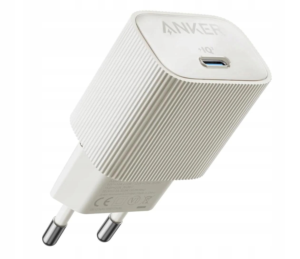Anker ładowarka sieciowa 230 4 (A2337G21) Type-C, 30 PowerIQ 3.0 Biała